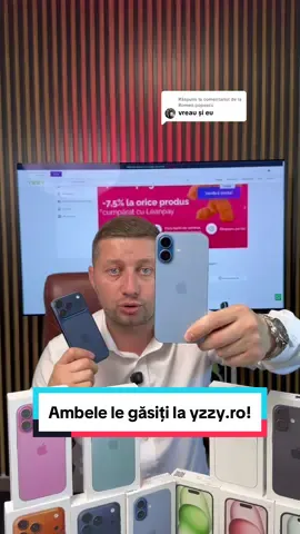 Ca răspuns pentru @Romeo.popescu le găsești pe toate în stoc cu garanție 24 luni și termen de retur 30 zile! #telefoane #iphone #fyp #iphone17