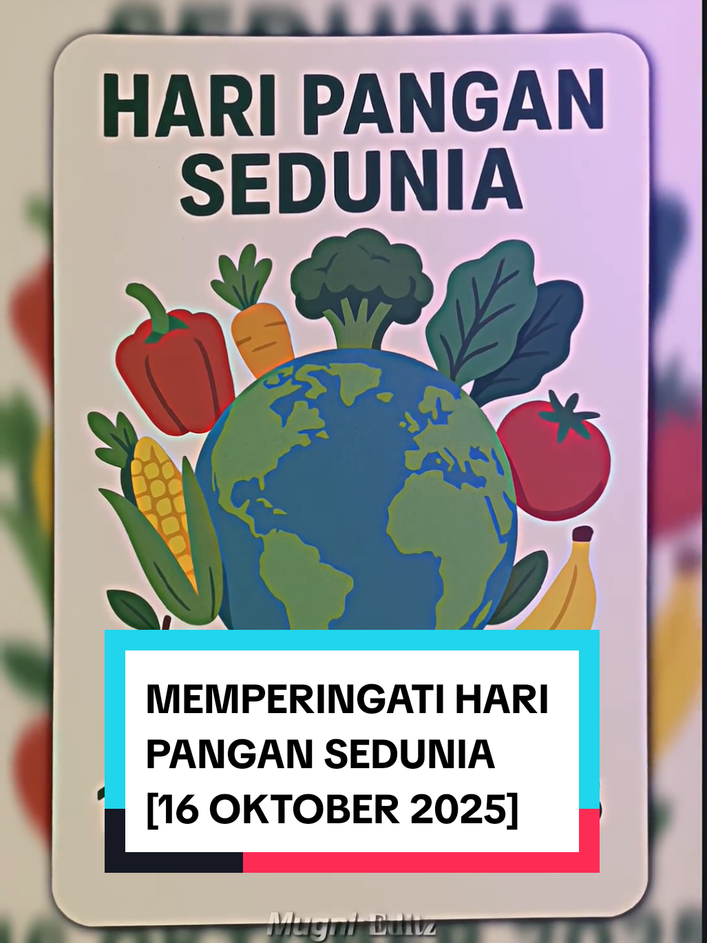 Hari Pangan Sedunia!!🤩 16 Oktober 25 . Hari Pangan Sedunia diperingati setiap tahun pada tanggal 16 Oktober, tanggal ketika Organisasi Pangan dan Pertanian, lembaga Perserikatan Bangsa-Bangsa, didirikan pada tahun 1945. Hari Pangan Sedunia didirikan oleh negara-negara anggota FAO pada konferensi umum ke-20 bulan November 1979.  . . #haripangansedunia #pangan #fyppppppppppppppppppppppp #xyzbca #lewatberanda 