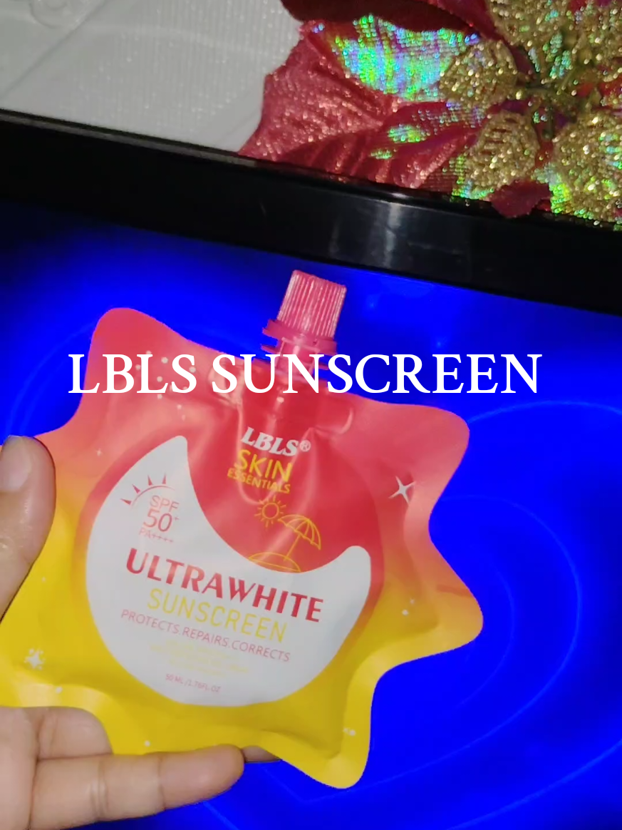 LBLS Ultra White Sunscreen SPF50 ✨ #tiktokaffiliate  #tiktokaffiliatemarketing #creatorsearchinsight #clicktheyellowbasket🛒🏷️ #lblssunscreen 