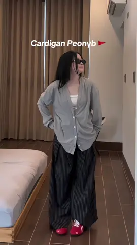 cardigan zá hạt dẻ #fyp #tiktokshop #outfitideas #peonyb 