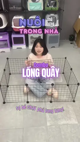 Combo lồng quây thú cưng #phukienthucung #chuongquaythucung #hoshipe #viral  #fpy 