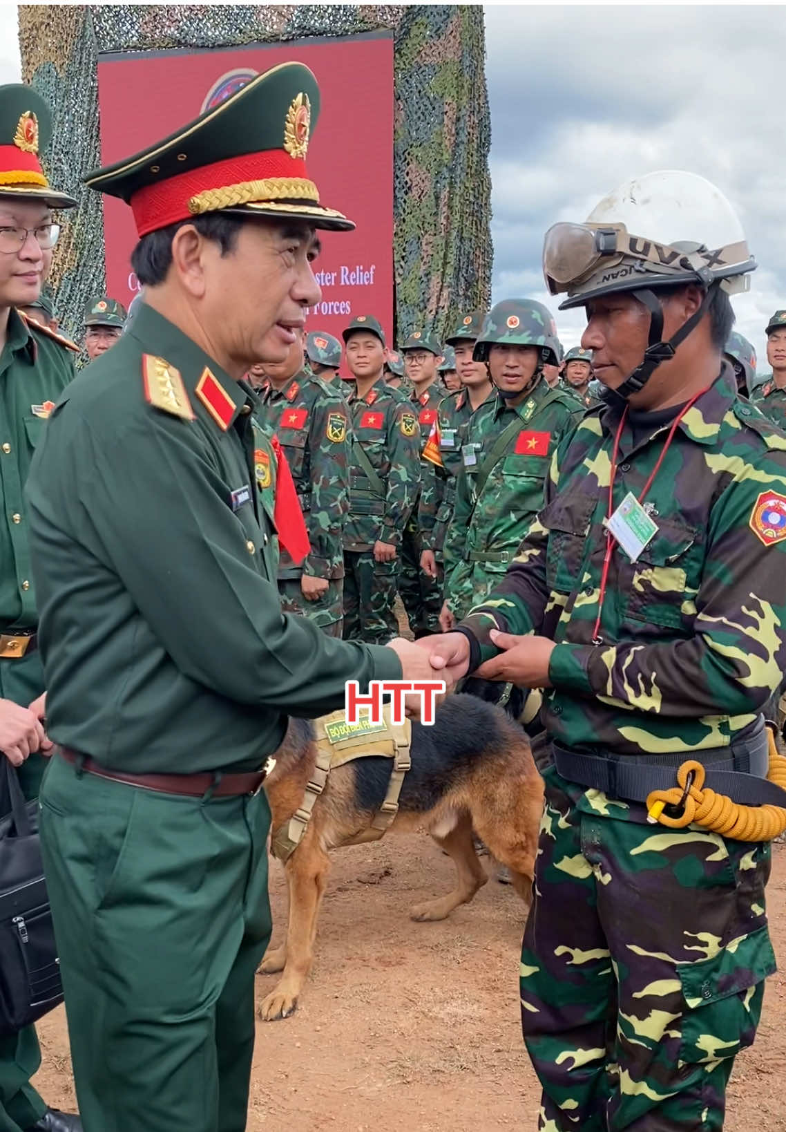 Quân đội 3 nước Đông Dương diễn tập cứu hộ, cứu nạn chung #htttv #phanvangiang #chinhtri #qdnd #dientap 