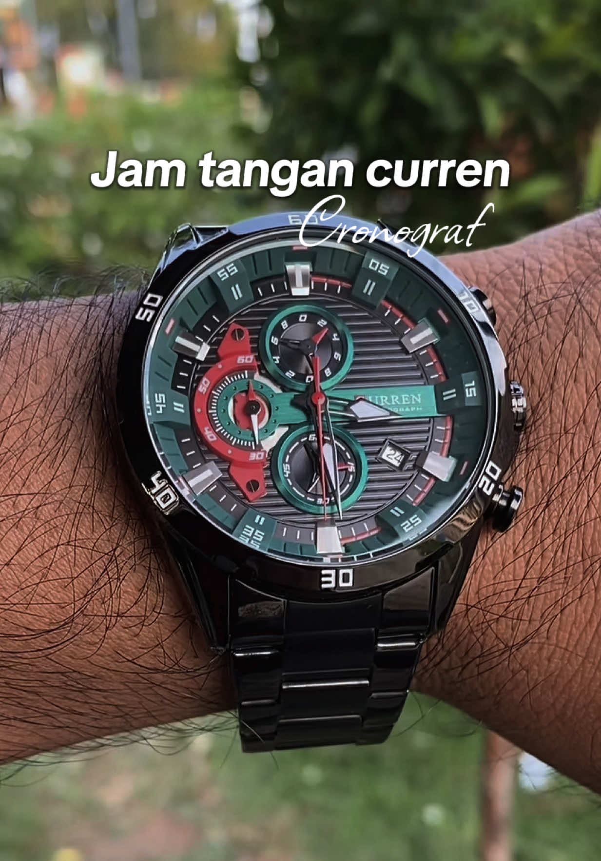 Jam tangan crono aktif curren,mewah dan stylish #jamtanganpria #jamtangankeren #jamtangancurren 