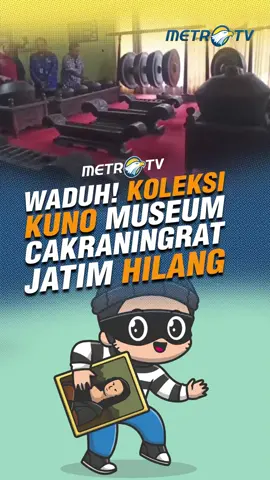 Barang bersejarah di Museum Cakraningrat, Bangkalan, Jawa Timur, hilang dicuri orang tak dikenal. Tak adanya CCTV di lokasi kejadian membuat penyelidikan polisi terhambat. #MetroTV #tiktokmetrotv #beritaviral #metrotvnews #terkini #viral #fyp #museumcakraningrat #cctv #polisi #hilang #barangbersejarah #kuno #penyelidikan #madura #bangkalan #infomadura