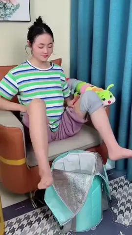 tôi ngâm chân giữ nhiệt ủ ấm tiện ích#giadungtienich #giadungthongminh #dogiadung #tuingamchan 