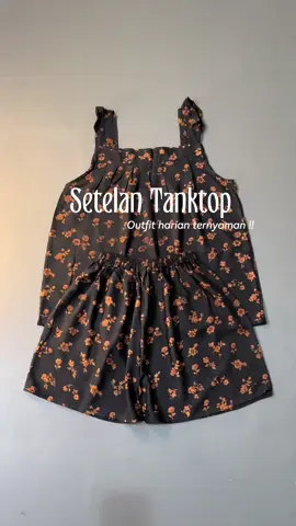 #setelanrayon #setelantanktop #setelancelanapendek #setelansantai 