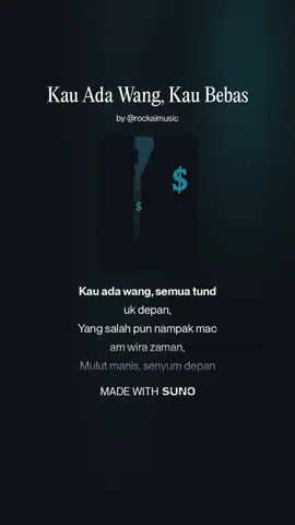Tajuk :Kau ada wang,kau bebas by: rockaimusic&rap #rap#sindiran#