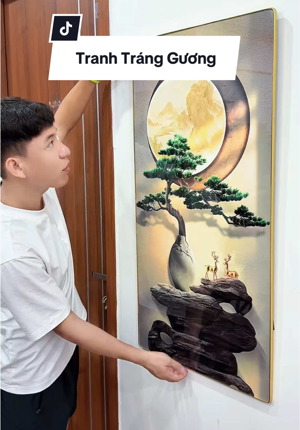 Bác ngắm xem giúp e #haohomhinh #tranhtrangguong 