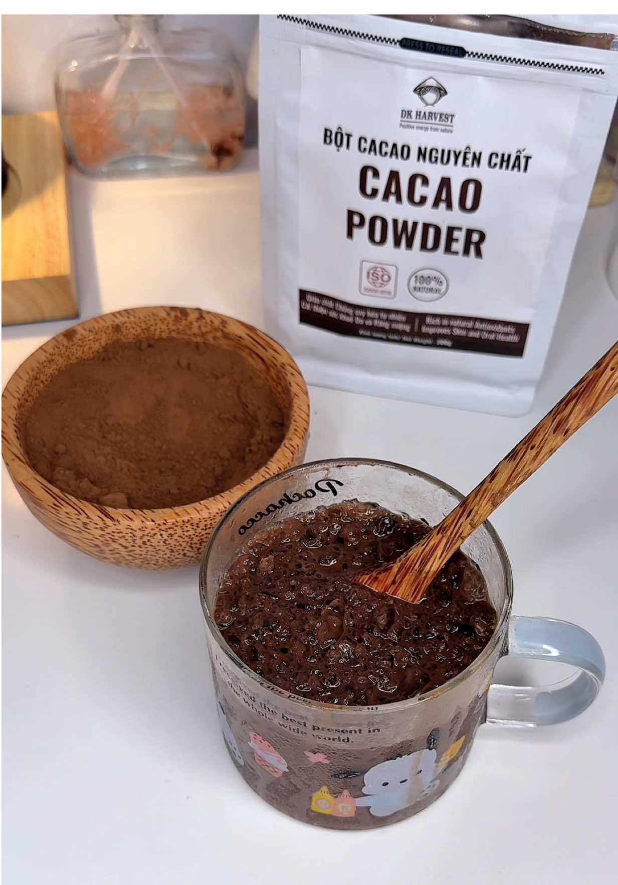 Ngon mà tốt cho sức khoẻ #botcacaonguyenchat #botcacaodkharvest #botcacao 