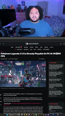 Nintendo is gonna stop releasing switch 1 games at this rate 💀 #pokemonlegendsza #4k60fps #emulation #leaked #nintendo 