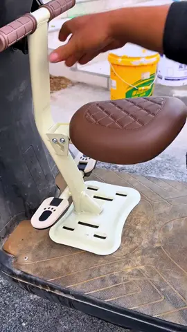 New electric car front foldable child seat #Electriccarchildseat #ebikeseatforkids 