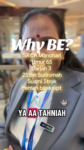 Why BE? Temuduga SRCA Manohari kenapa berBE sepanjang hayat lepas dianugerah SRCA? #BEInternational #BEOpportunity #networkmarketing #lifechangingopportunity #fyp 