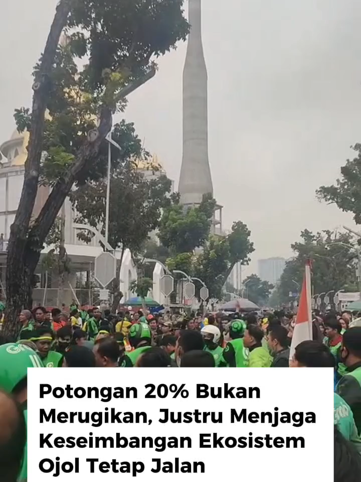 Potongan 20% bukan merugikan. Justru menjaga keseimbangan ekosistem ojol tetap jalan #Ojol #Fypage #Komisi #Fypdong #fyppppppppppppppppppppppp