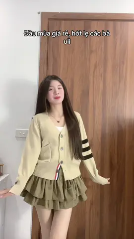 Áo khoác len cardigan hàng QC  #tiktok #xuhuong #viral #cardigan #aokhoaccardigan 