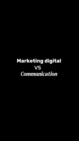 La différence entre le marketing digital et la communication digital #creatorsearchinsights #marketing #marketingdigital #communication 