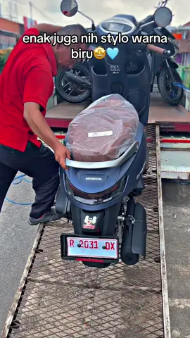 done stylo biru turun kepemiliknya🥰 #stylo160 #banjarnegara #motorhonda #masukberanda #fyp 