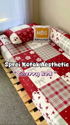 ♥️🌶🍒⚘️ #spreiestetik #spreiantigeser #spreiaesthetic #spreimerah #spreimotifbunga 