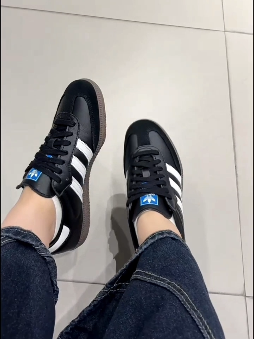 Adidas Samba OG Black White Gum #adidassamba #adidas #samba #fyp 