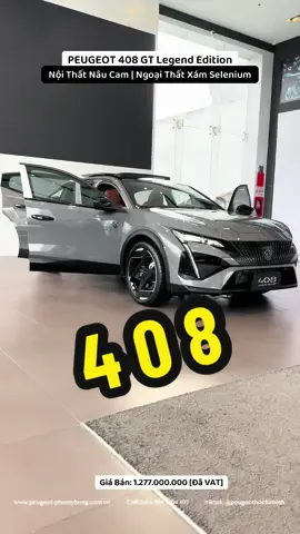 PEUGEOT 408 GT Legend Edition 🇫🇷 Nội Thất Nâu Cam | Ngoại Thất Xám Selenium  #peugeot #peugeot408mauxam #nộithất408peugeot #peugeot408legendedition #peugeotphumyhung 