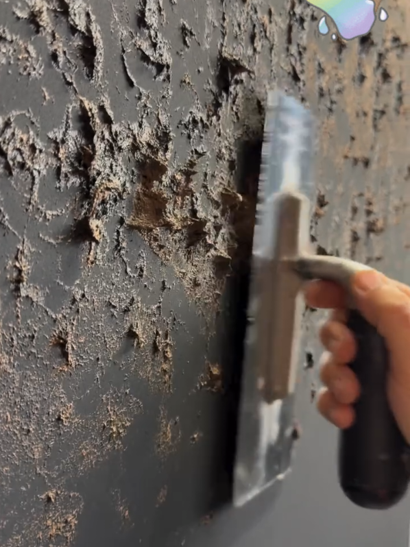 Replying to @cybernatpsychedelique  Stone cutting technique - A modern interpretation of marble from decorative venetian plasters! Credits: master @Sultanov Yevgeny #fyp #decorativeplaster #2025+ #2030 