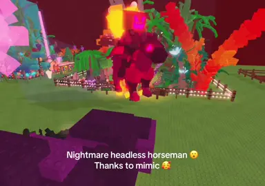 Niat hati nyuruh horseman ini nightmare in mimic, eh si mimic yang nightmare in horseman wkwkwkwkwk kelasss.. pokoknya lu harus nightmare juga mic #gag #growagarden #robloxfyp #fyppppppppppppppppppppppp #fypシ゚ 