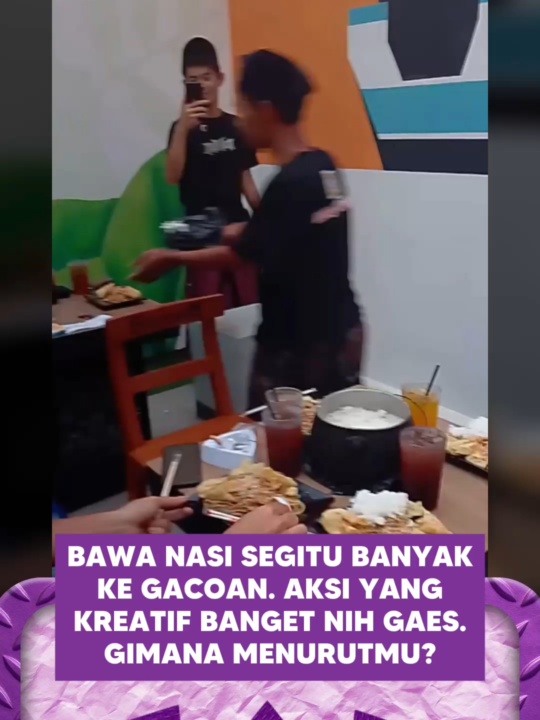 bawa nasi gaes..kreatif banget yaa..gimana menurut kalian? - SpeedCash sc: roju_lkarim #berita #info #fyp #ForYou #speedcash