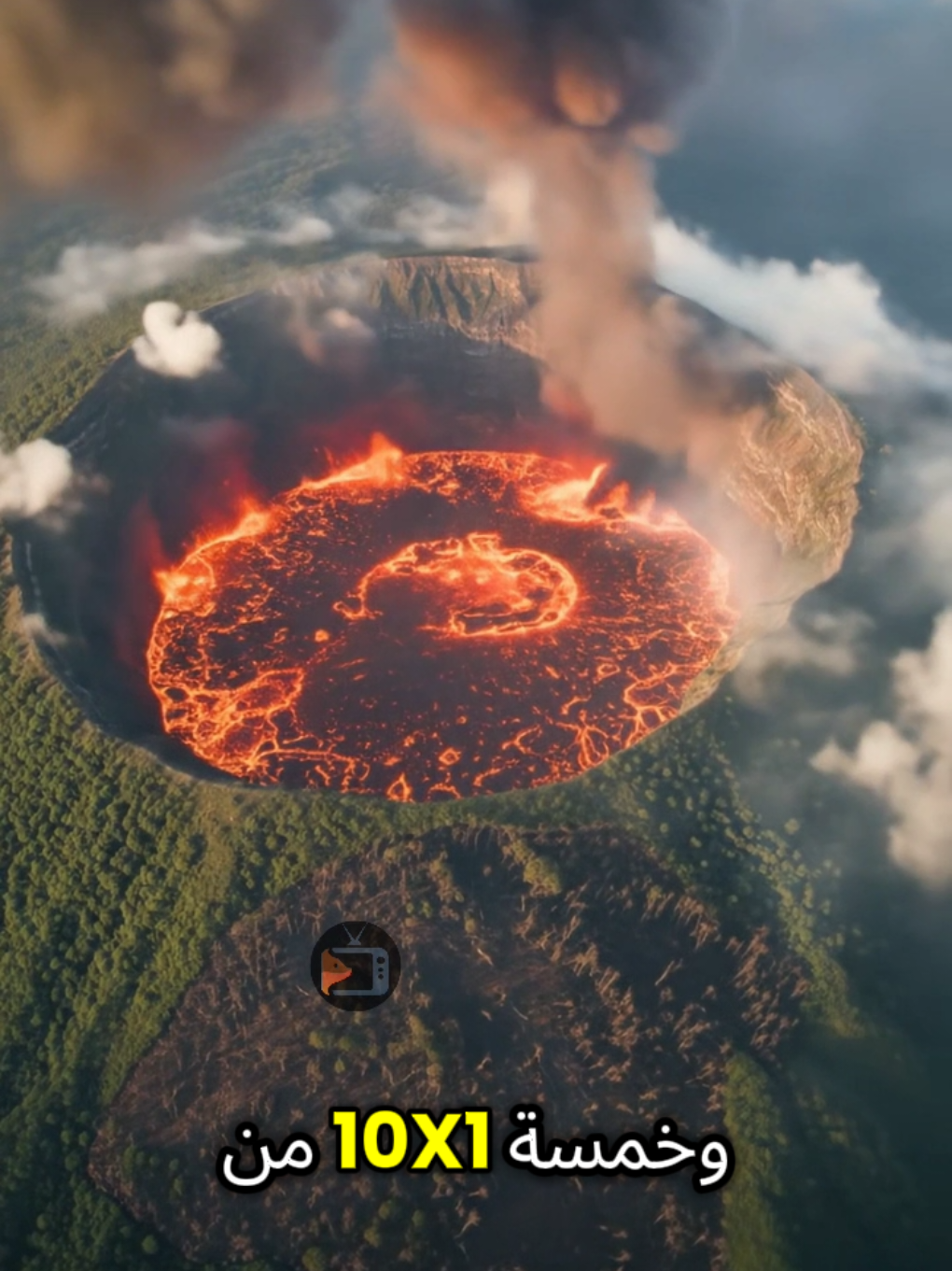 اضخم البراكين حول العالم #براكين 