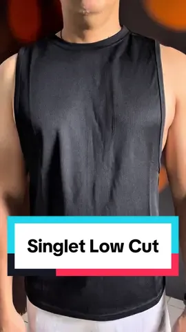 Singlet Low Cut favorit, biasa nge Gym pake ini #singlet #singletlowcut #kaosgym #kaosolahraga 