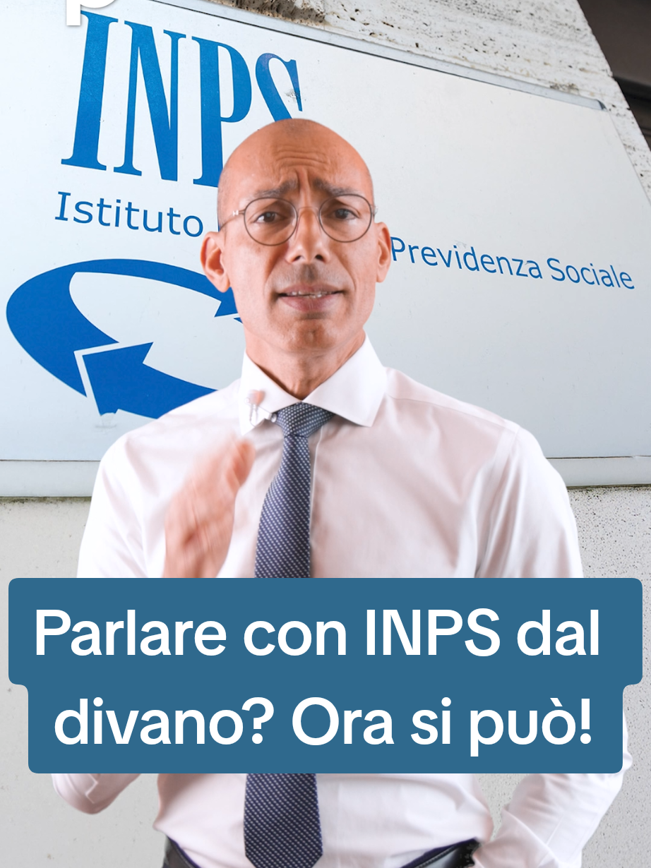 Addio code agli sportelli,  benvenuta videochiamata! Ora puoi parlare con l'INPS direttamente dal divano di casa: pensioni, bonus, assegni, pratiche...basta un click per avere assistenza veloce, gratuita e sicura! Scopri come nel video! #INPS #bonus #pratiche #digitalizzazione #nuovoservizio