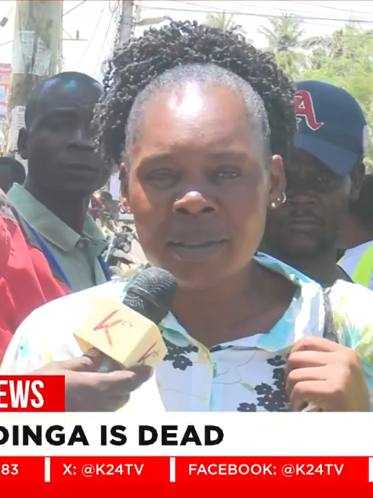 Resident: Tulikua na tegemeo Raila bado tuko naye 2027. Tuko na maumivu sana moyoni. #K24Updates