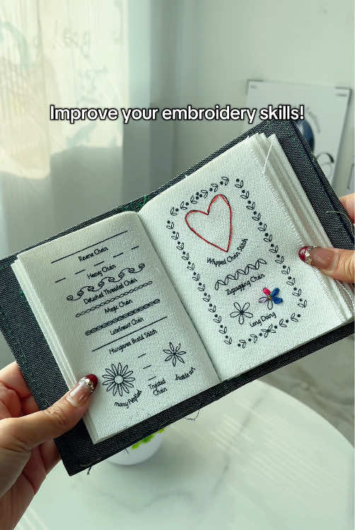 Full scene embroidery sewing book is suitable for beginners and enthusiasts #tiktokshopmademebuyit#dealdrops#sewing#embroidery #book