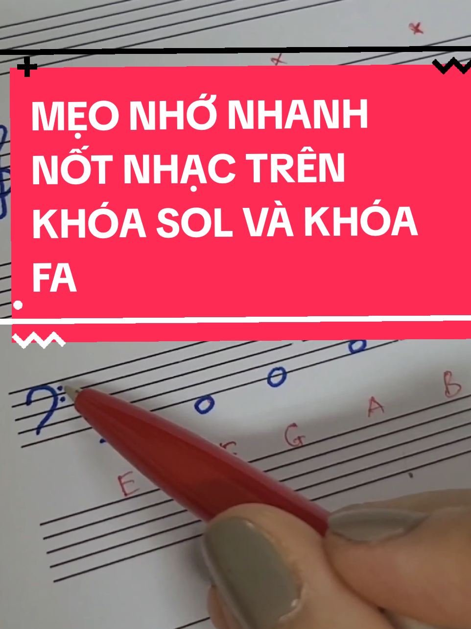 Mẹo nhớ nhanh nốt nhạc trên khóa Sol và khóa Fa #thichpiano #hocpiano #kokoclub #pianokoko 