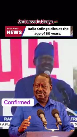 Confirmed news today @TikTok #railaodinga #washington256 #railaodingatoday #kenyantiktok🇰🇪 