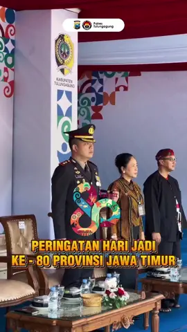 Kapolres Hadiri Upacara Peringatan Hari Jadi ke-80 Pemerintah Provinsi Jawa Timur Tahun 2025 di Halaman Pemkab Tulungagung. #polrestulungagung #tulungagung #harijadijawatimur