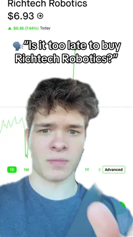 Come on guys, the money has been made!! If your a long term investor just wait for a dip, buy, and forget about it!! #stocks #stockmarket #richtechrobotics #investing #money