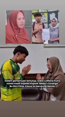 Membalas @otinselia #dinifitria #sman1cimarga #indramintamaaf #indralutianaputra #kepalasekolahsman1cimarga 