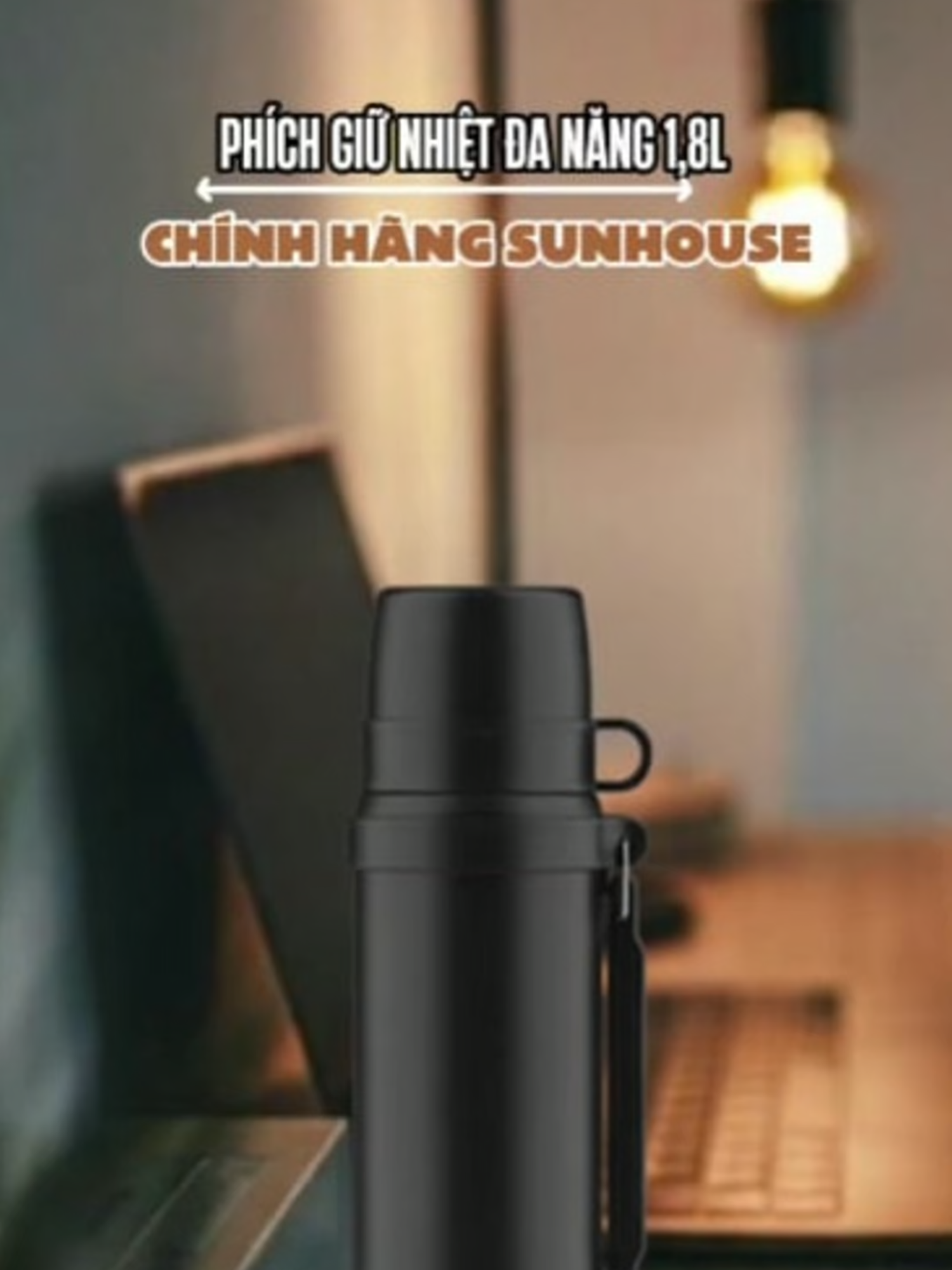 Phích giữ nhiệt đa năng chính hãng sunhouse 1,8l #phichgiunhiet #sunhouse #dogiadung #dakemcn #sysvn