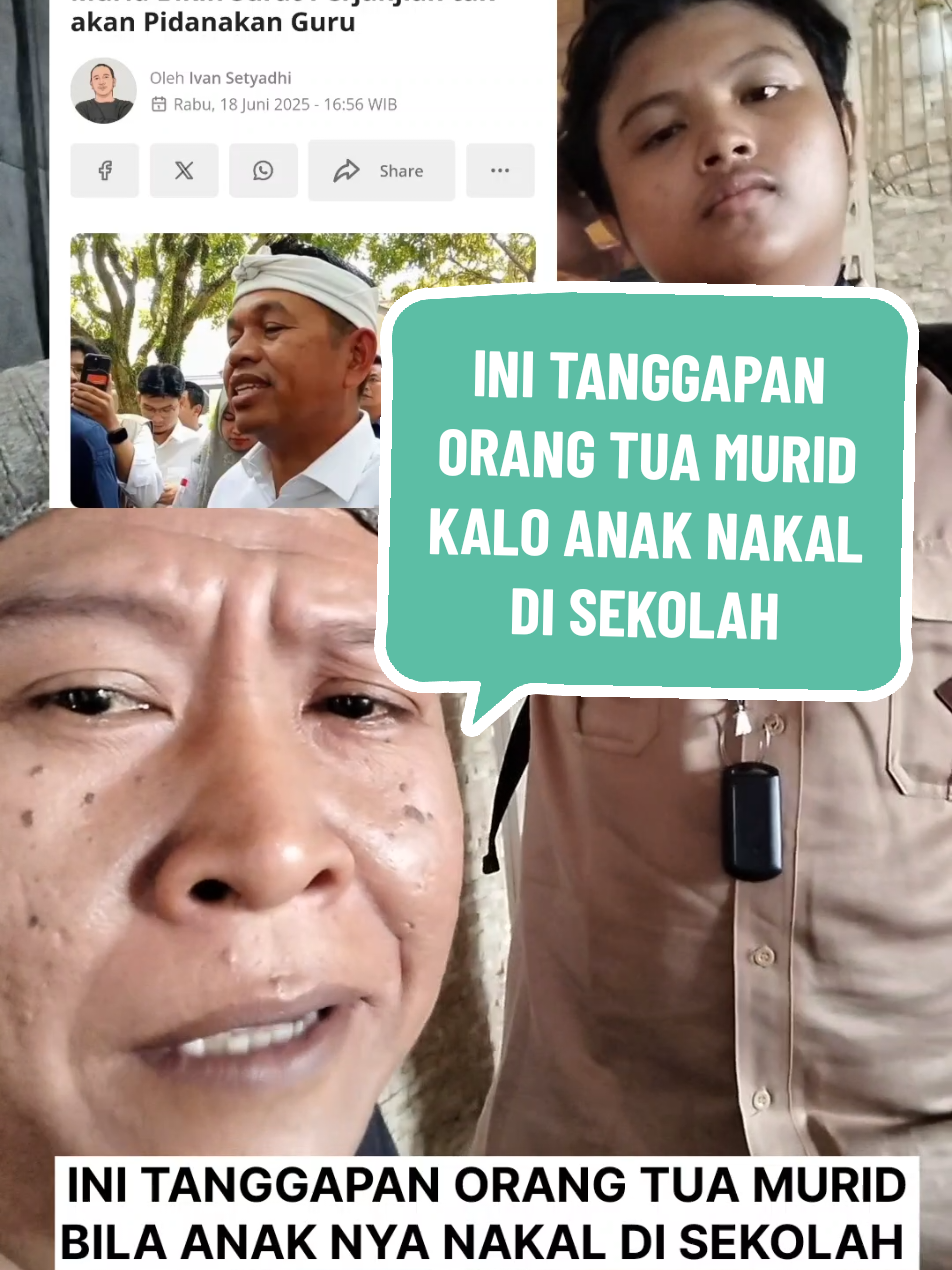 Saya mendukung kdm kang dedi mulyadi,orang tua murid tidak pidanakan guru dalam mendidik karakter anak kita | SMAN 1 Cimarga Lebak Banten viral kepsek nampar murid di pidanakan orang tua  #kdm #kangdedimulyadi #sekolah #videoviral #fyp 