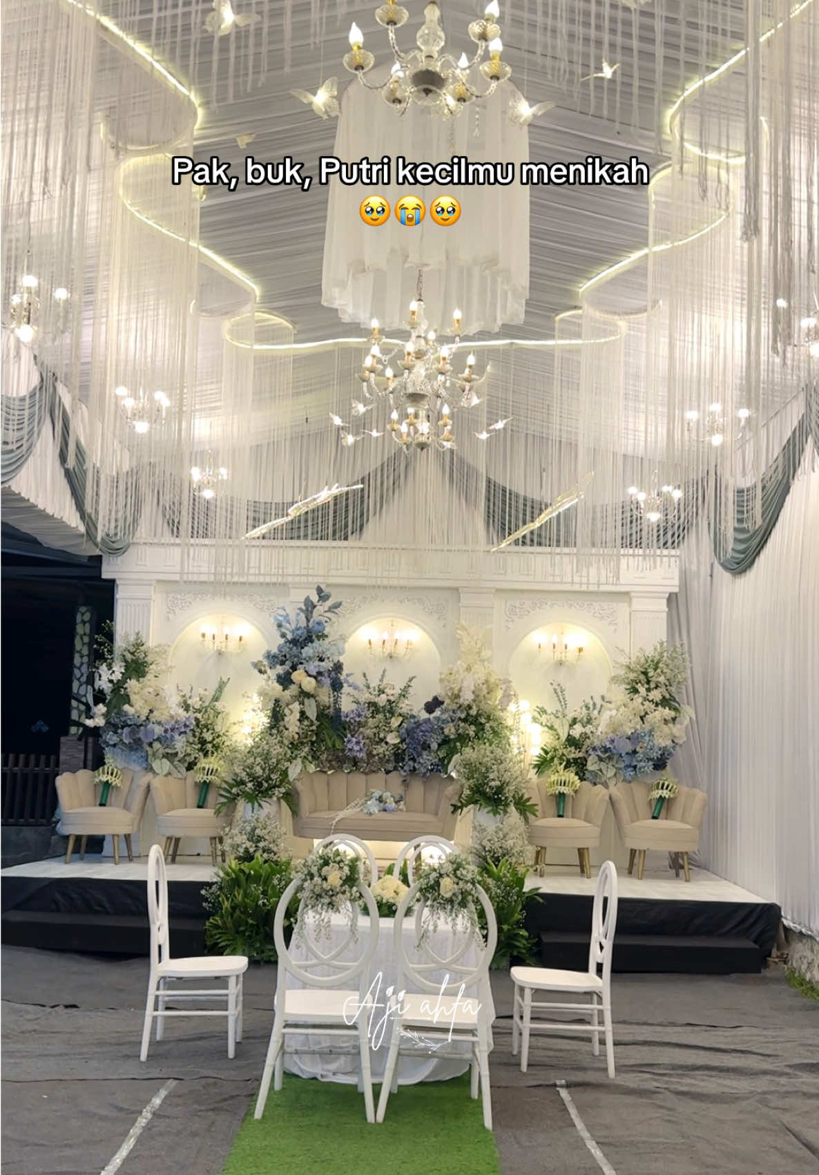 Semoga niatan baik kita dilancarkan , amin🙏  #ahfadekorasi #dekorasimojokerto #dekorweddingmojokerto #backdropmojokerto #dekorwedding 