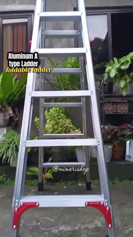 Aluminum A type Ladder #aluminumAtypeladder #foldableladder #ladder #affordableladder checkout now👇