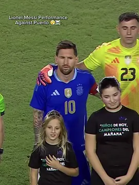 Messi performance against Puerto 😮‍💨😈#fyp #footballtiktok #blowthisupforme #messi #argentina 