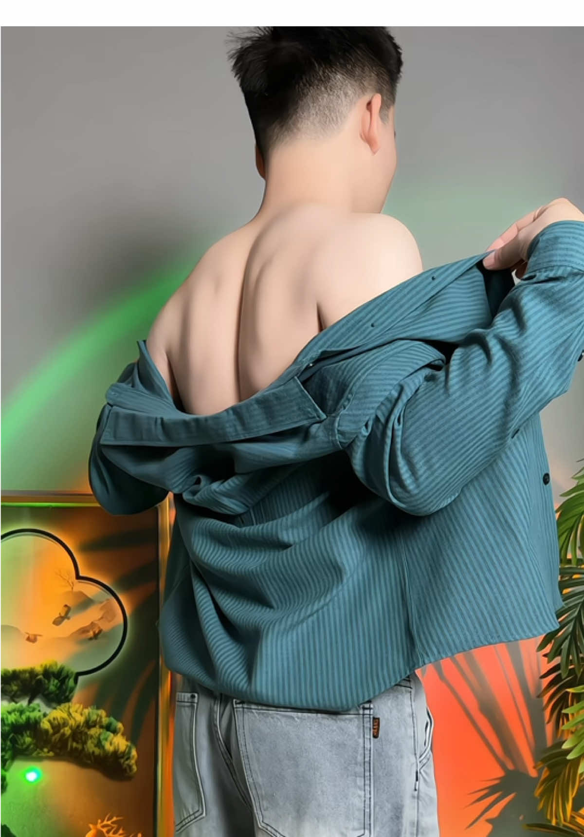 Áo Sơ Mi Dài Tay Nam Kẻ Sọc Oxford Cao Cấp Phong cách Hàn Quốc Đứng Form #aosomi #aosominam #thoitrang #thoitrangnam #xuhướng 