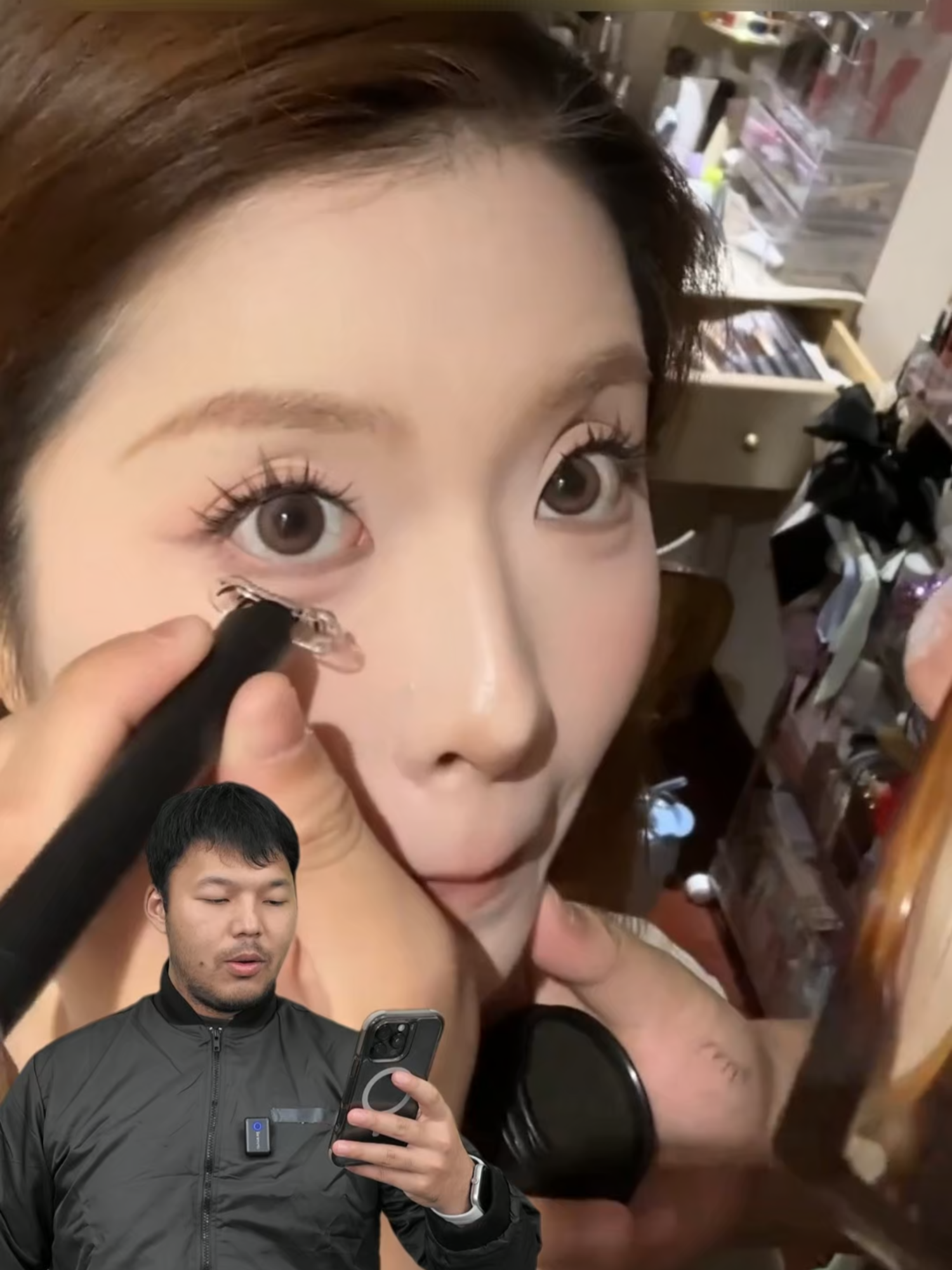 ใต้ตาเป็นหน้าตาของหัวใจ แต่ใครจะมองอะทีนี้ #yonghaii #หยงให้ #ปั้มขนตาล่าง #ขนตาล่าง