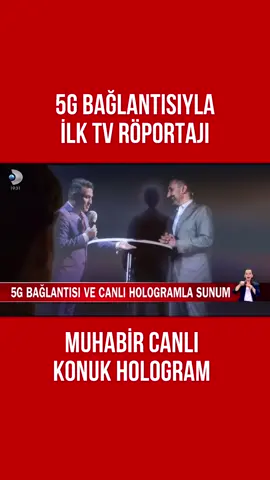 📱 1 Nisan’dan sonra Türkiye’de 5G teknolojisi başlıyor.  🎤 Biz de bu teknolojinin detaylarını Türk Telekom CEO’su Sayın Ümit Önal’la konuştuk…  🎥 Ben fiziken oradaydım, tek tek sorularımı yönelttim, Ümit bey ise hologram teknolojisiyle karşımızdaydı, sorulara hologramla yanıt verdi… 🛜 @turktelekom  #5G #Türkiye #news #ibrahimkonar  🎥 @neyfelsalman