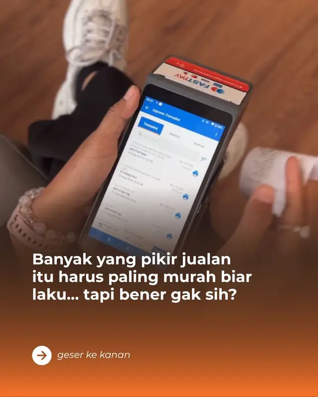 Yang Bikin Laku Itu Bukan Harga, Tapi Kepercayaan 🙌 Banyak yang mikir jualan harus paling murah biar laku… Padahal yang bikin pelanggan balik itu bukan harga, tapi rasa percaya. 💬 Harga bisa dibandingin, tapi pelayanan & rasa aman cuma bisa dirasain. Kalau pelanggan udah percaya, mereka gak bakal pindah cuma karena selisih seribu rupiah. Jadi yuk, mulai sekarang bangun kepercayaan, bukan sekadar perang harga. Karena di Fastpay, yang dipercaya… pasti diingat. 💙 #JuraganFastpay #BisnisDigital #MindsetAgen #PelangganLoyal #BukanMurahTapiPercaya #fastpay #loketfastpay #juraganfastpay #AndalanAgenIndonesia #AplikasiAndalanAgen