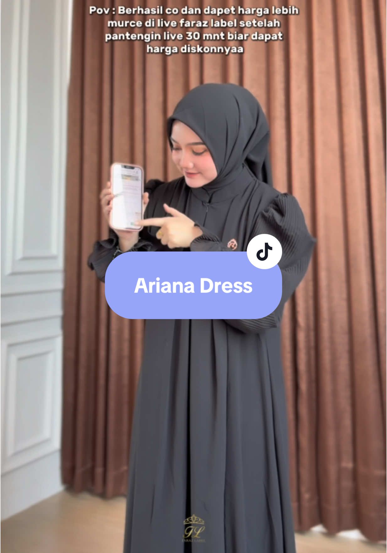 Siapa nih yang pernah dapet harga murce di live kitaa?? #farazlabel #gamiskondangan #fypシ゚viral🖤tiktok #gamislebaran2026 