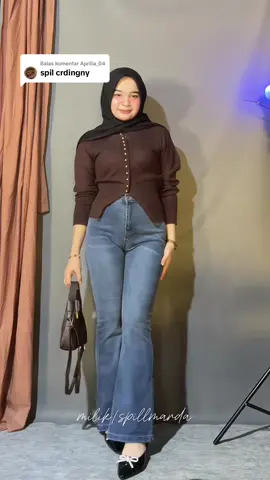 #atasanrajut #jeansoutfit #outfitideas #ideoutfitsimple #atasanwanita 