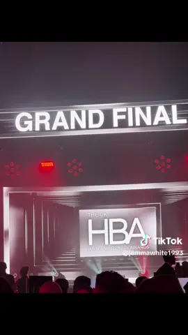 Award ceremony last month!!  What a night #hairandbeautyawards #hba 