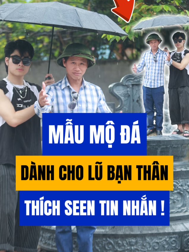 Mẫu mộ đá dành cho lũ bạn thân thích seen tin nhắn #tanluc198 #thieutanluc198 #langmoda #vuvgroup 