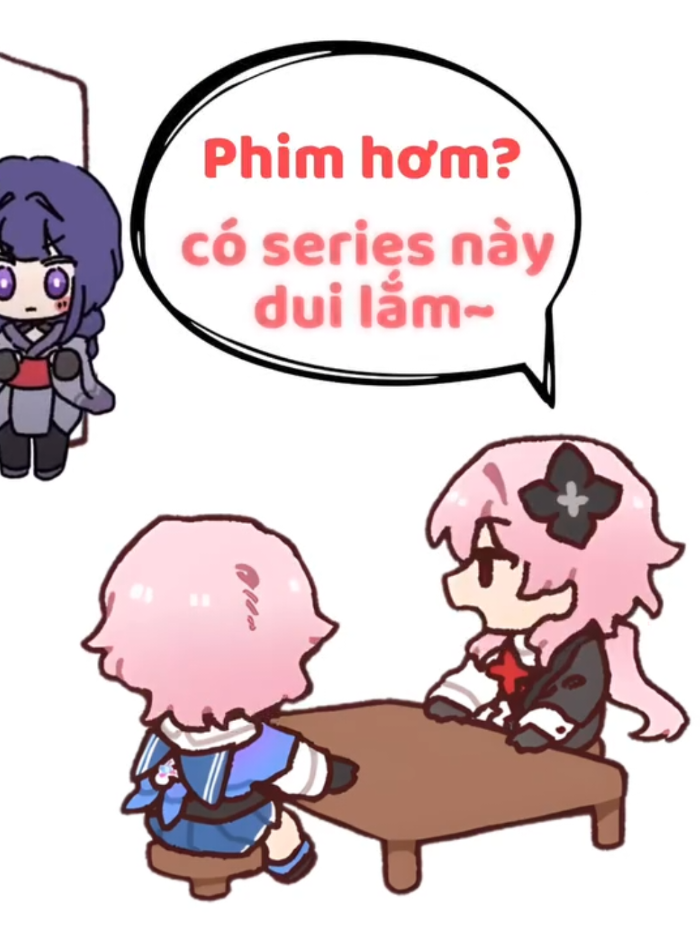 Bảyflix and chill🐧☂️ Cre: @dorkdragoon #HonkaiStarRail #honkai #mihoyo #march7th #evernight 